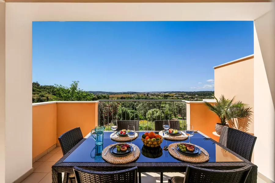 Multi-level terrace with Algarve vistas