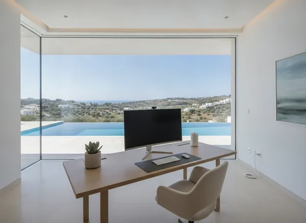 Workspace with panoramic Algarve views